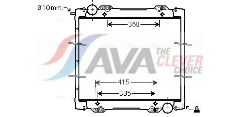 Radiator, engine cooling