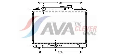 Radiator, engine cooling