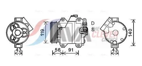 Compressor, air conditioning