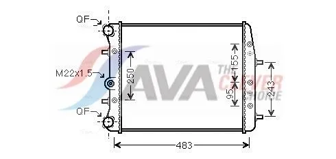 Radiator, engine cooling