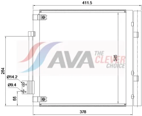 Condenser, air conditioning