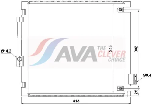 Condenser, air conditioning