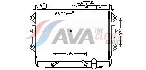 Radiator, engine cooling