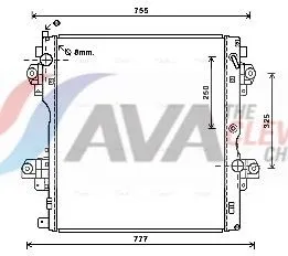 Radiator, engine cooling