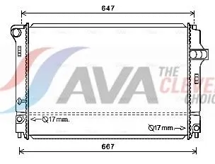 Radiator, engine cooling