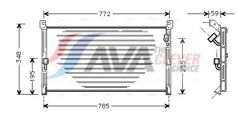 Condenser, air conditioning