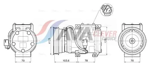 Compressor, air conditioning