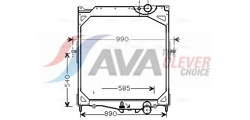 Radiator, engine cooling