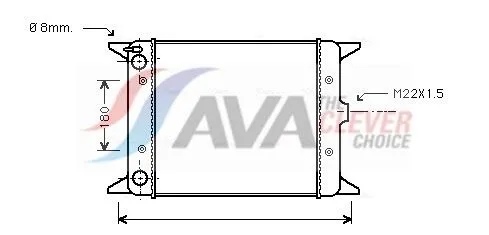 Radiator, engine cooling