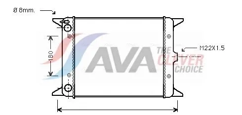 Radiator, engine cooling