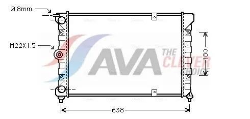 Radiator, engine cooling