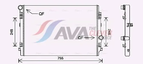 Radiator, engine cooling