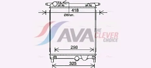 Radiator, engine cooling