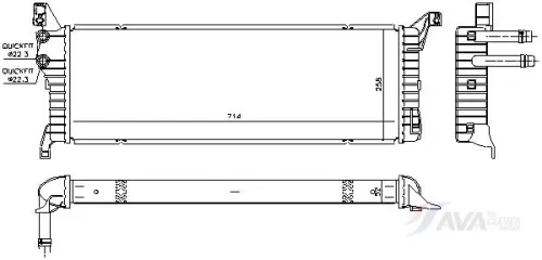 Low-temperature Cooler, charge air cooler