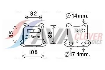 Oil Cooler, engine oil