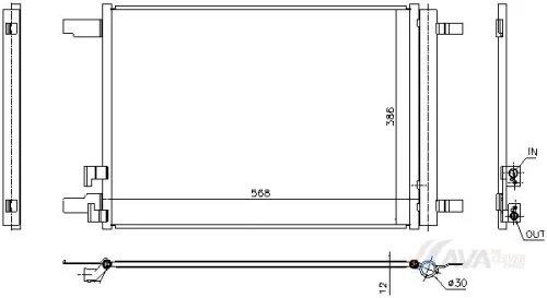 Condenser, air conditioning