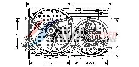 Fan, engine cooling