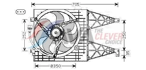 Fan, engine cooling