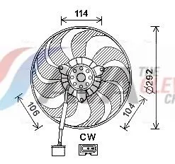 Fan, engine cooling