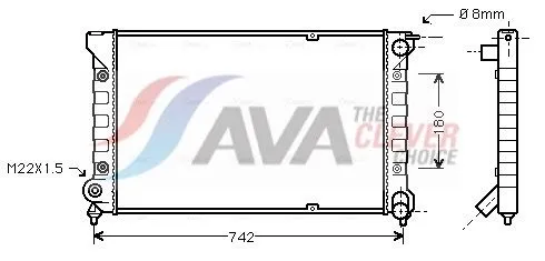 Radiator, engine cooling