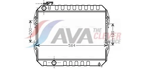 Radiator, engine cooling