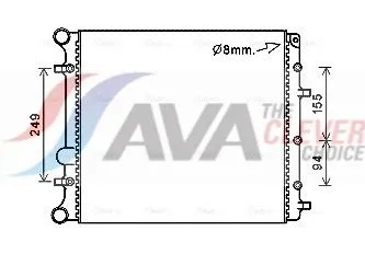 Radiator, engine cooling