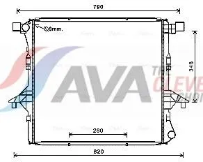 Radiator, engine cooling