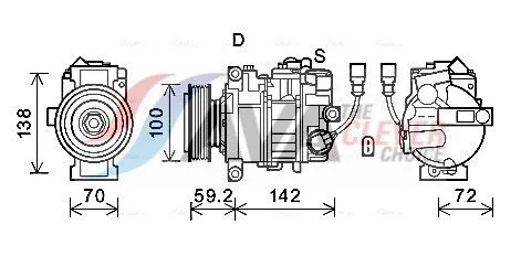 Compressor, air conditioning