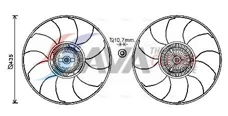 Fan, engine cooling