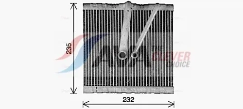 Evaporator, air conditioning