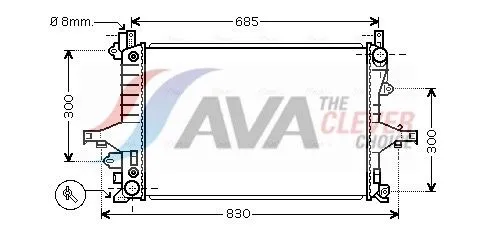 Radiator, engine cooling