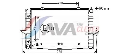 Radiator, engine cooling