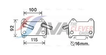 Oil Cooler, engine oil