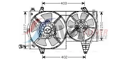 Fan, engine cooling