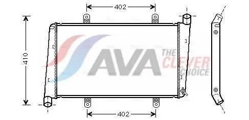 Radiator, engine cooling