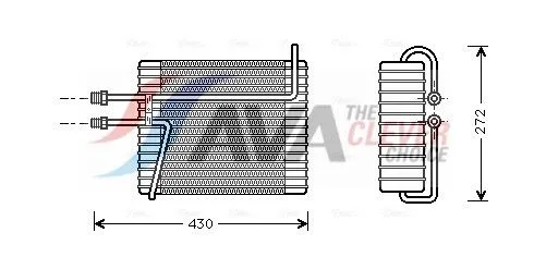 Evaporator, air conditioning