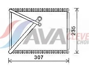 Evaporator, air conditioning