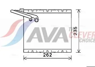 Evaporator, air conditioning